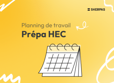 Planning de travail Prépa HEC